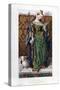 Saint Agnes, C1520-Henry Shaw-Stretched Canvas