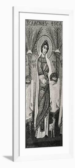 Saint Agnes, Cole Ravenna-T Cole-Framed Art Print