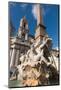 Saint Agnese in Agone Church and the Fountain of the Four Rivers-Carlo Morucchio-Mounted Photographic Print