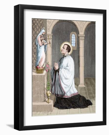 Saint Aloysius Gonzaga (1568-1591)-null-Framed Giclee Print