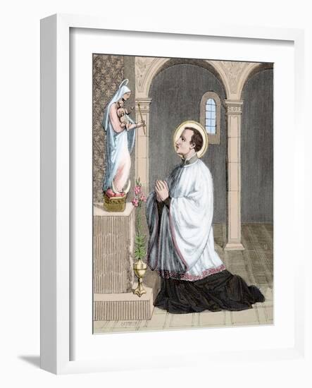 Saint Aloysius Gonzaga (1568-1591)-null-Framed Giclee Print