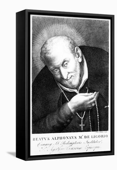 Saint Alphonsus Maria De Ligorio, Print Made by Joan Petrini-null-Framed Stretched Canvas