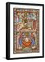 Saint Amand at the Court of Dagobert-null-Framed Giclee Print