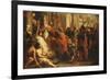 Saint Ambrose, Bishop of Milan, Refusing Emperor Theodosius Admission to Milan Cathedral-Theodor Boeyermans-Framed Giclee Print