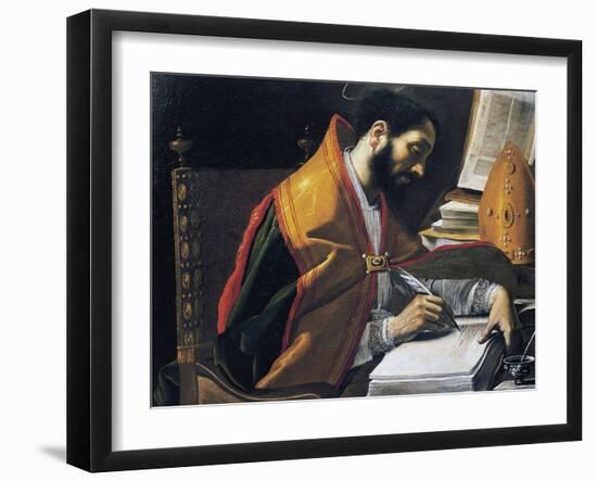 Saint Ambrose-Rutilio Manetti-Framed Giclee Print