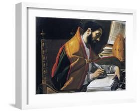 Saint Ambrose-Rutilio Manetti-Framed Giclee Print