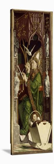 Saint Ambrosius-Michael Pacher-Stretched Canvas