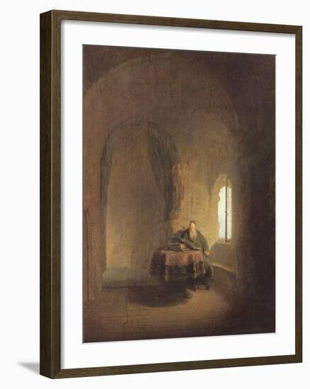 Saint Anastasius, c.1660-Rembrandt Harmensz. van Rijn-Framed Giclee Print