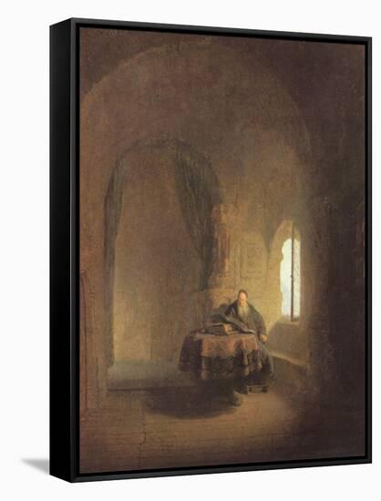 Saint Anastasius, c.1660-Rembrandt Harmensz. van Rijn-Framed Stretched Canvas