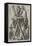 Saint Andrew, 1541-46 (Engraving)-Hans Sebald Beham-Framed Stretched Canvas