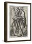 Saint Andrew, 1541-46 (Engraving)-Hans Sebald Beham-Framed Giclee Print