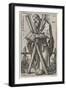 Saint Andrew, 1541-46 (Engraving)-Hans Sebald Beham-Framed Giclee Print