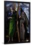 Saint Andrew and Saint Francis, Ca. 1595-El Greco-Framed Giclee Print