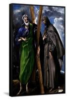 Saint Andrew and Saint Francis, Ca. 1595-El Greco-Framed Stretched Canvas