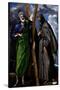 Saint Andrew and Saint Francis, Ca. 1595-El Greco-Stretched Canvas