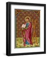 Saint Andrew Apostle Martyr Saint Depicted with His Cross-null-Framed Photographic Print