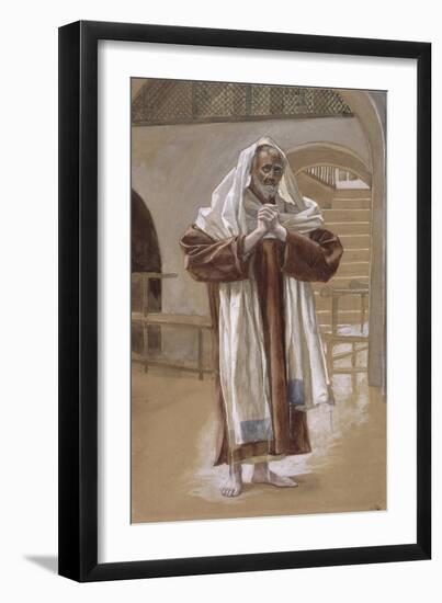 Saint Andrew for 'The Life of Christ', C.1886-94 (W/C and Gouache on Paperboard)-James Jacques Joseph Tissot-Framed Giclee Print
