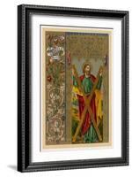 Saint Andrew One of Jesus's Apostles He is Depicted Holding the Cross on Which He Will be Crucified-null-Framed Art Print