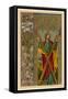 Saint Andrew One of Jesus's Apostles He is Depicted Holding the Cross on Which He Will be Crucified-null-Framed Stretched Canvas