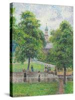Saint Anne's Church, Kew, London. 1892-Camille Pissarro-Stretched Canvas