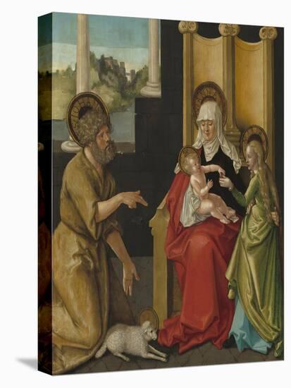 Saint Anne with the Christ Child, the Virgin, and Saint John the Baptist, c.1511-Hans Baldung Grien-Stretched Canvas