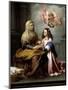 Saint Anne with the Virgin, Ca. 1655-Bartolome Esteban Murillo-Mounted Giclee Print