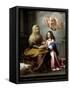 Saint Anne with the Virgin, Ca. 1655-Bartolome Esteban Murillo-Framed Stretched Canvas