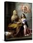 Saint Anne with the Virgin, Ca. 1655-Bartolome Esteban Murillo-Stretched Canvas