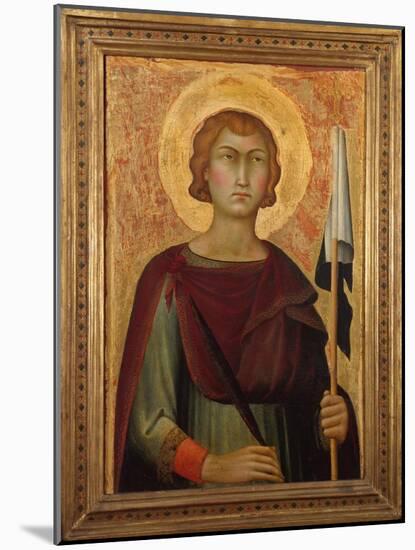 SAINT Ansanus, by Simone Martini, 1326, Italian Proto-Renaissance Painting, Tempera on Wood. at Age-Everett - Art-Mounted Art Print