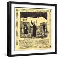 Saint Ansgar Baptising the Swedes, 1832-Nils Erik Lundström-Framed Giclee Print