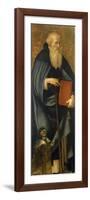 Saint Anthony Abbot or Anthony Great and Client Francesco Caracciolo-Andrea Sabatini-Framed Giclee Print