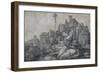 Saint Anthony in Front of the Town, 1519-Albrecht Dürer-Framed Giclee Print