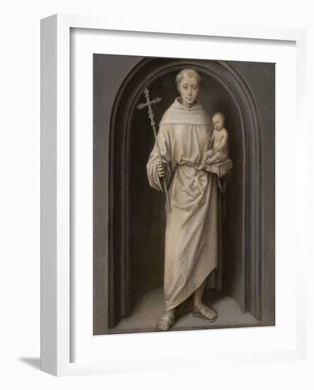 Saint Anthony of Padua, 1485-90-Hans Memling-Framed Giclee Print