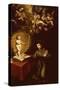 Saint Anthony of Padua and the Infant Christ-Vincente Carducho-Stretched Canvas