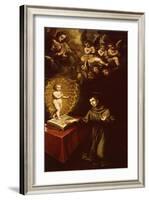 Saint Anthony of Padua and the Infant Christ-Vincente Carducho-Framed Giclee Print