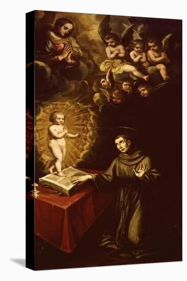 Saint Anthony of Padua and the Infant Christ-Vincente Carducho-Stretched Canvas