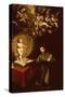 Saint Anthony of Padua and the Infant Christ-Vincente Carducho-Stretched Canvas