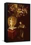 Saint Anthony of Padua and the Infant Christ-Vincente Carducho-Framed Stretched Canvas