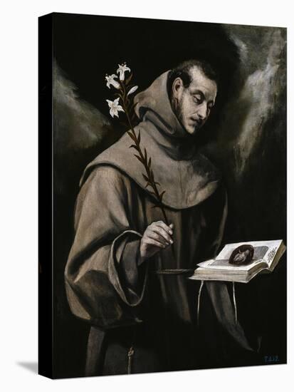 Saint Anthony of Padua, Ca. 1580-El Greco-Stretched Canvas