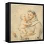 Saint Anthony of Padua (Chalk on Paper)-null-Framed Stretched Canvas