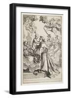 Saint Anthony of Padua, Late 1630S-Simone Cantarini-Framed Giclee Print