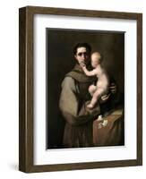 Saint Anthony of Padua-Luca Giordano-Framed Giclee Print