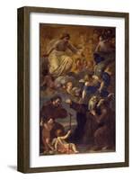 Saint Anthony's Death, Painting-Giacinto Gimignani-Framed Giclee Print