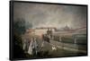 Saint Anthony Square, Aranjuez - 18th century - oil on canvas-LUIS PARET Y ALCAZAR-Framed Poster