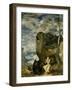 Saint Anthony the Abbot and Saint Paul, the First Hermit, Ca. 1634-Diego Velazquez-Framed Giclee Print