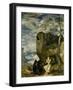 Saint Anthony the Abbot and Saint Paul, the First Hermit, Ca. 1634-Diego Velazquez-Framed Giclee Print