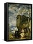 Saint Anthony the Abbot and Saint Paul, the First Hermit, Ca. 1634-Diego Velazquez-Framed Stretched Canvas