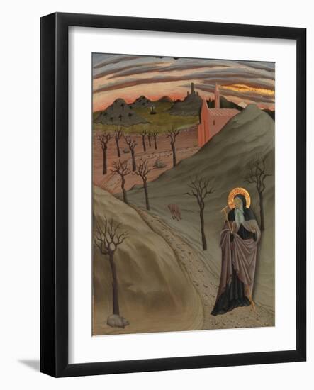 Saint Anthony the Abbot in the Wilderness, c.1435-Master of the Osservanza-Framed Giclee Print