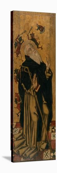 Saint Anthony the Abbot Tormented by Demons-Joan Desí-Stretched Canvas