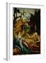 Saint Anthony Visits Saint Paul the Hermit-Matthias Grünewald-Framed Giclee Print